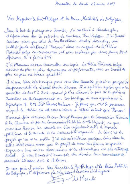 Lettre à la Monarchie de Belgique_ Renson en Perspectif_27 mars 2017_NM