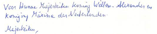 Brief aan Koning Willem Alexander en Koniging Maxima der Nederlanden_23 maart 2017_naam Azoulay in Belgisch politie verslag_edited