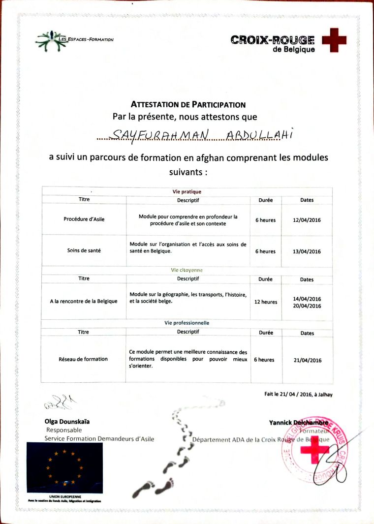 EU funding for Red Cross